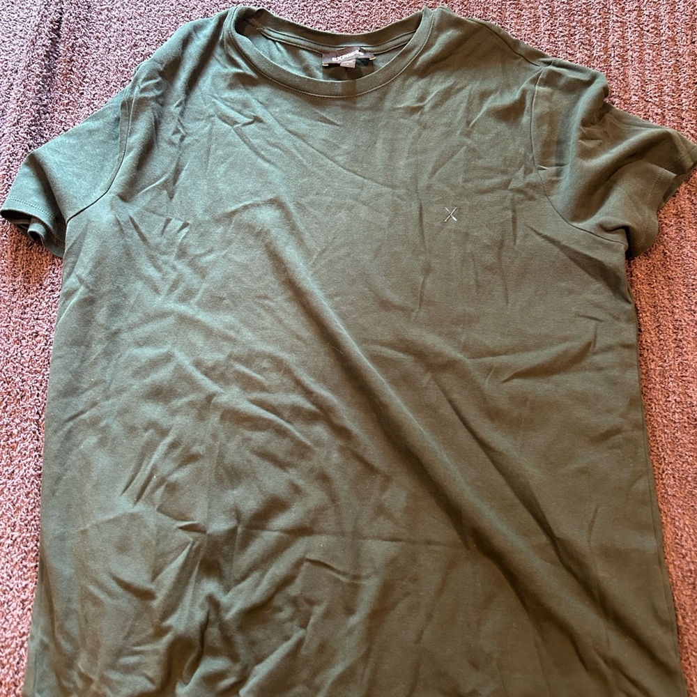 Express Olive Green Men's Shirt
